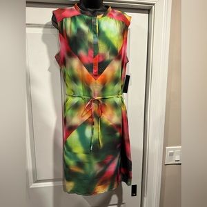 Psychedelic Splash Sheath Dress